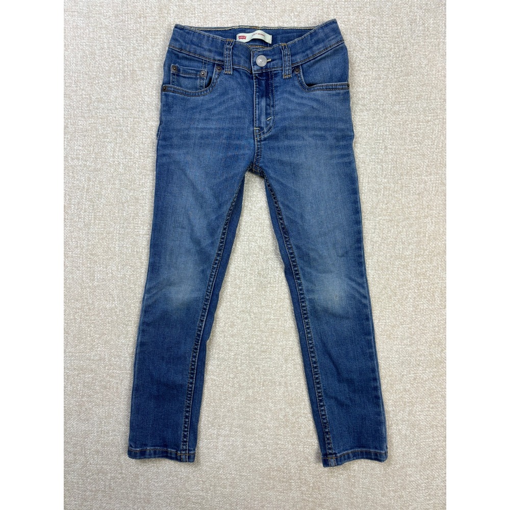 Levi's 510 Skinny Jeans Girls Size 6 Regular Medium Wash Denim Pants